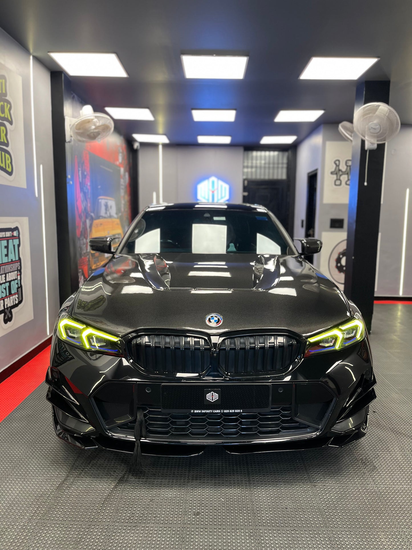 BMW 3 Series G20 LCI MP Style (Gloss Black) ABS Front Lip