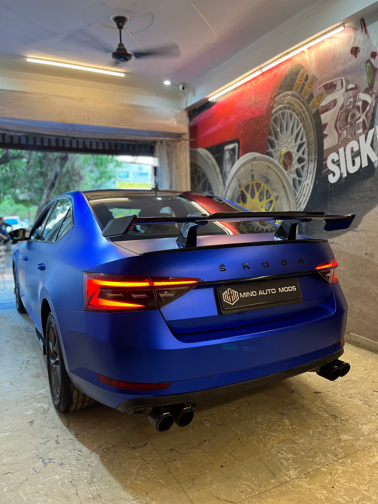 UNIVERSAL M4 Style Big Wing ABS Spoiler