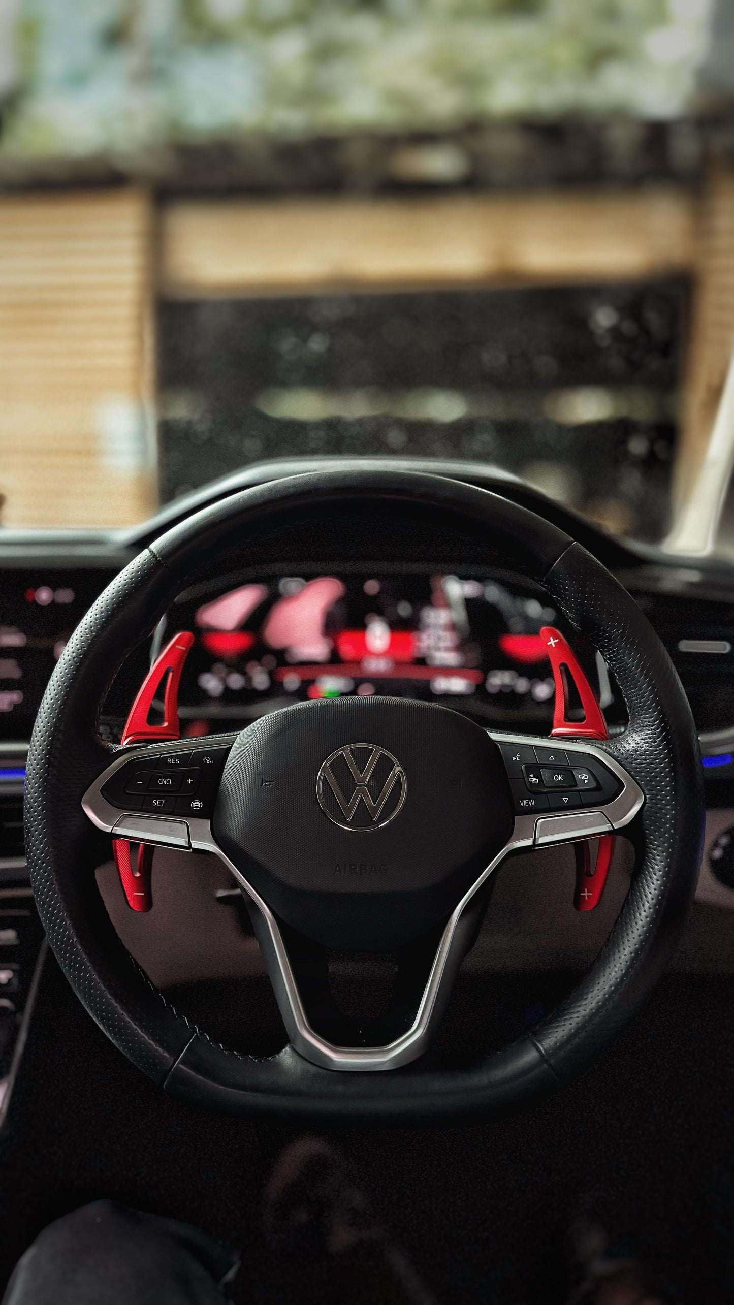 Volkswagen Virtus Steering Wheel Upgrade - Extended DSG Paddle Shifters Installed
