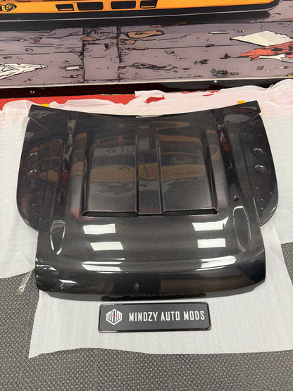 Land Rover Defender Carbon Fiber Hood/Bonnet For 90/110 & 130 | Real Carbon Fiber Replacement Hood
