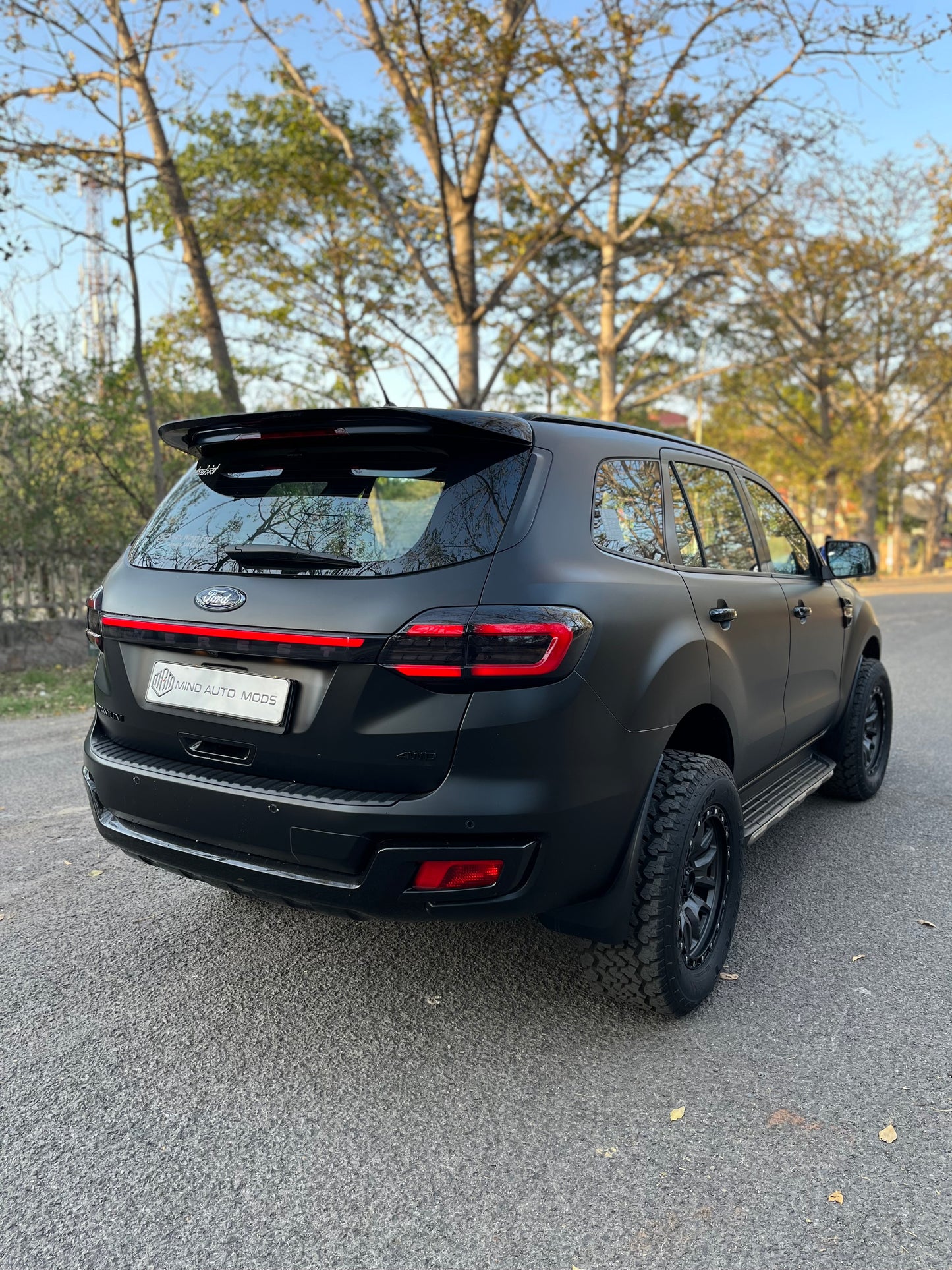FORD ENDEAVOUR Rear Black ABS Spoiler