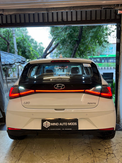 HYUNDAI I20 Aftermarket Rear Smoke Lens Welcome Feature Tail Lamp