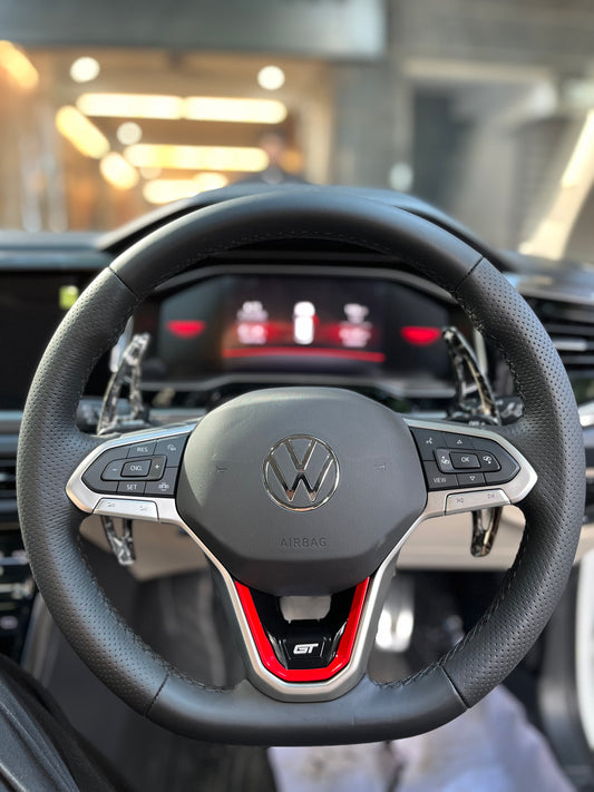 Volkswagen Virtus GT Aftermarket Steering Badge
