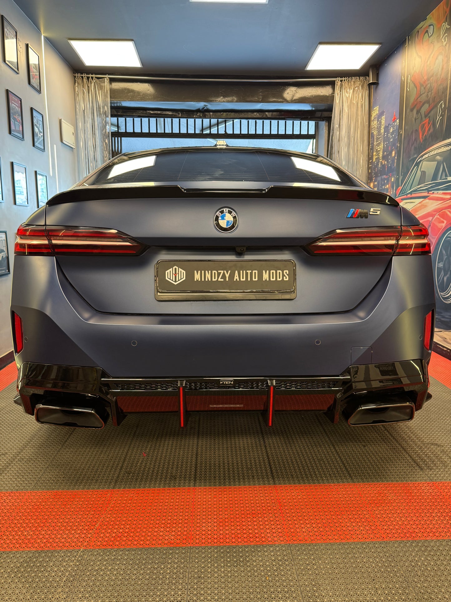 BMW 5 Series G60/G68 2024+ VTEN Rear F1 Diffuser with Exhaust Tips