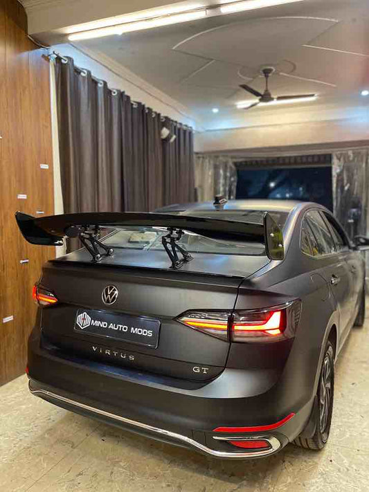 VW VIRTUS Aftermarket Big Wing Racing Boot Spoiler