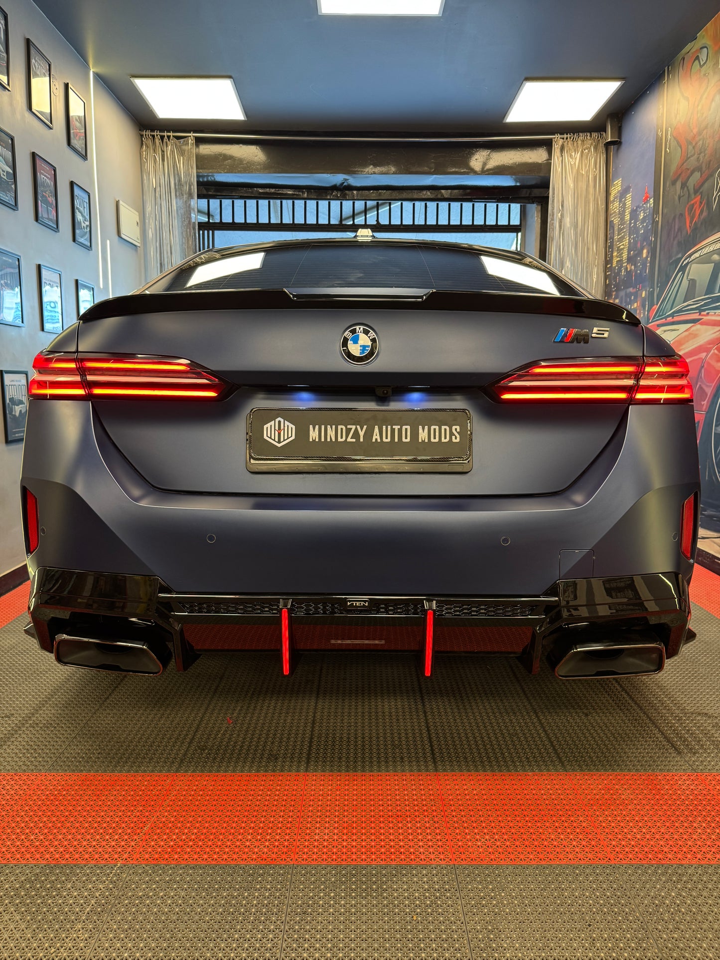 BMW 5 Series G60/G68 2024+ VTEN Rear F1 Diffuser with Exhaust Tips
