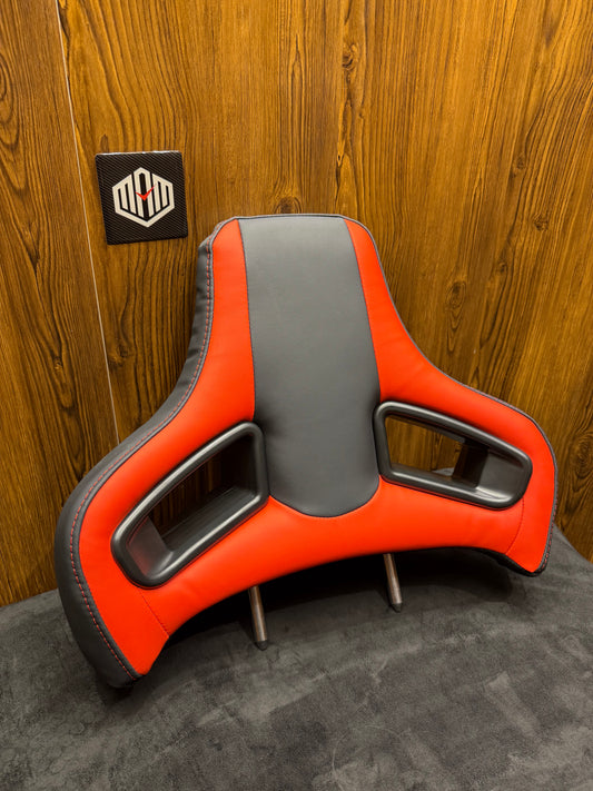 Universal Car Racing Head Rest (Imported) | Red & Black