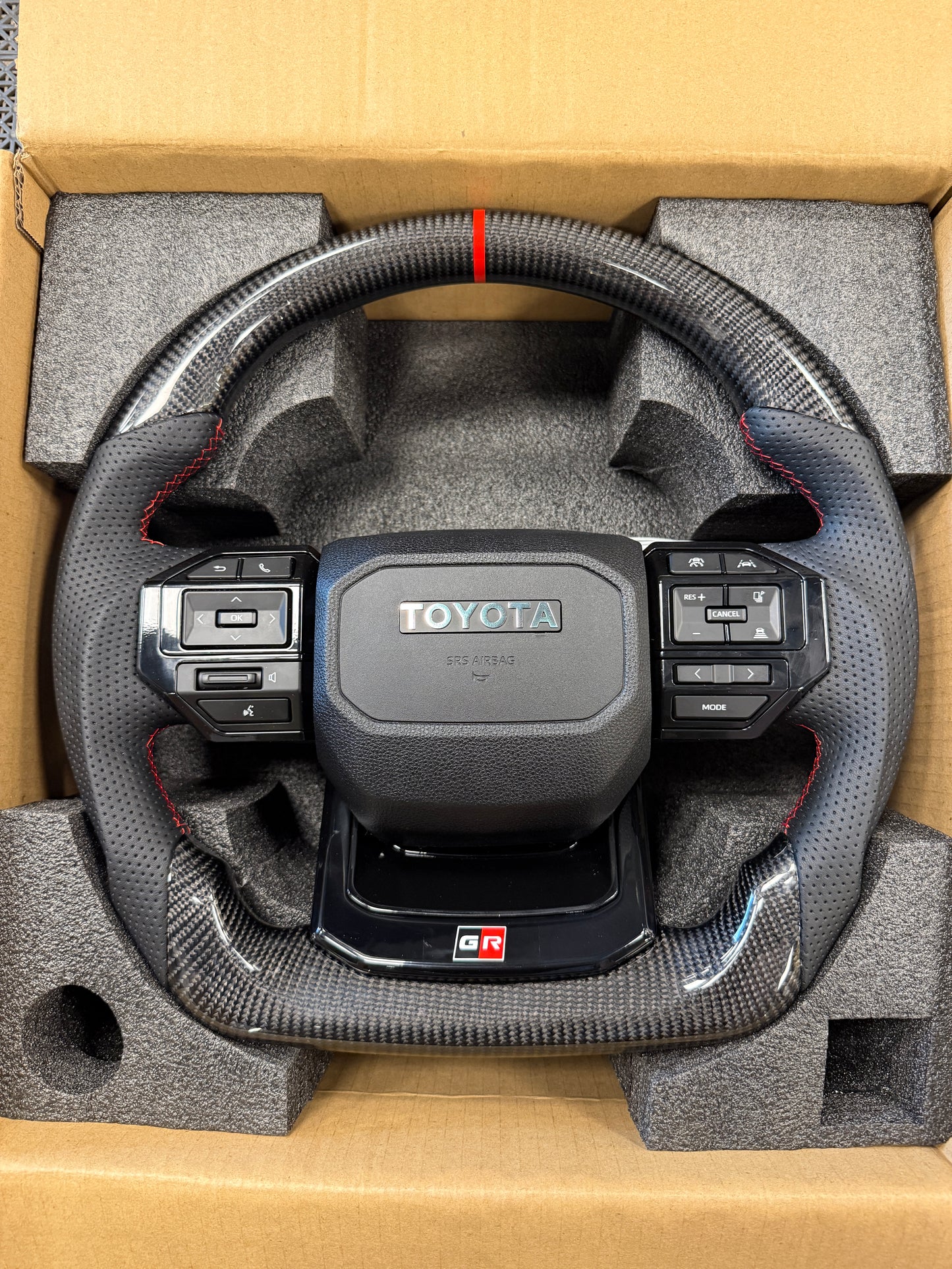 Toyota Hilux (LC250) Style Real Carbon Fiber Imported Steering Wheel