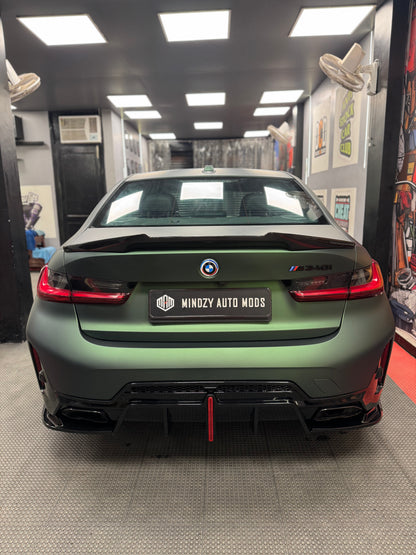 BMW 3 Series G20 Aftermarket Rear F1 Light ABS Diffuser (M340i, 330i & 330li)