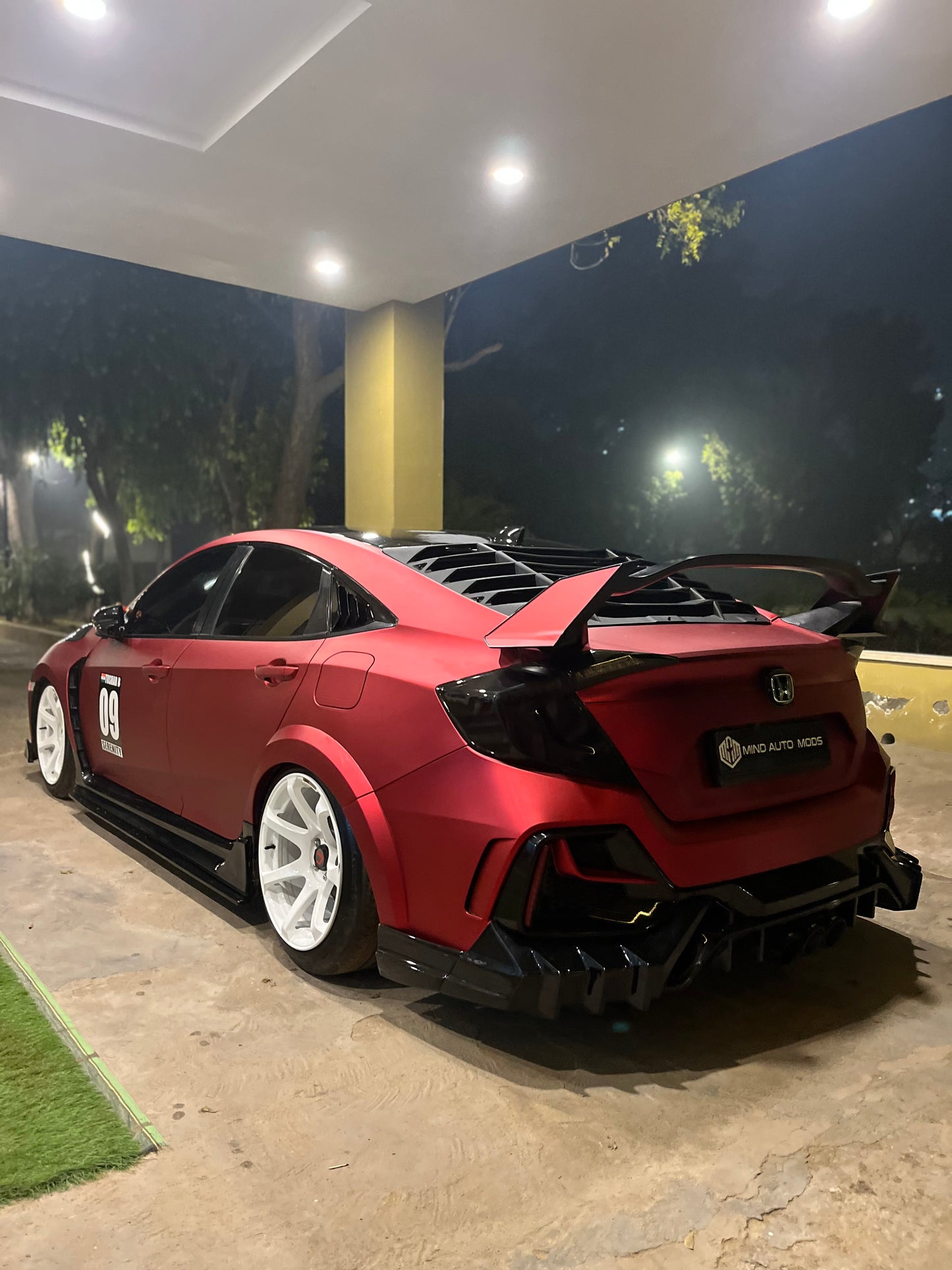 Honda Civic (2019-20) 10th Gen ABS Side Window Louver