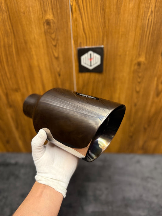 Universal Premium Quality Single Broad Exhaust Tip | Stainless Steel