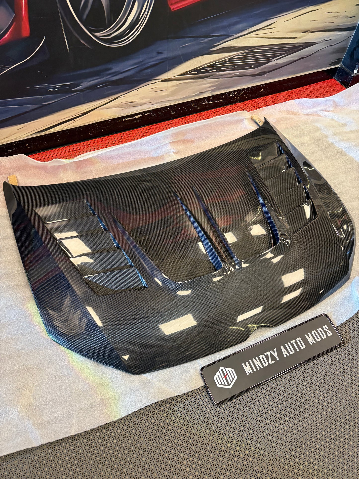Volkswagen Polo (2010-22) V2 Design Original Carbon Fiber Hood