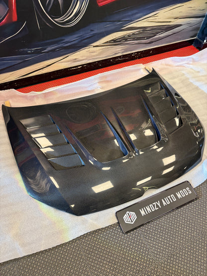 Volkswagen Polo (2010-22) V2 Design Original Carbon Fiber Hood