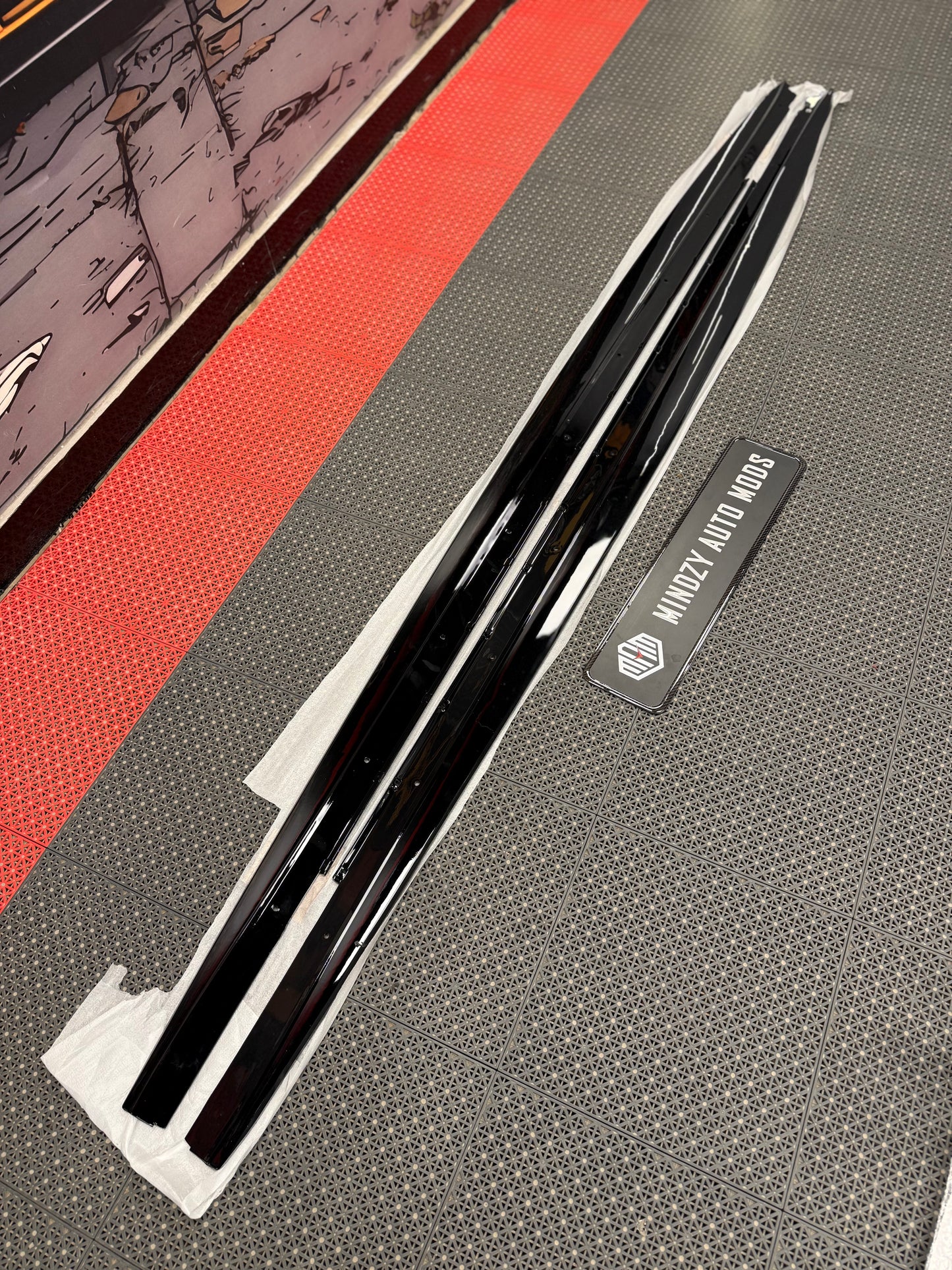 BMW 5 Series G30 Gloss Black ABS Side Skirtings