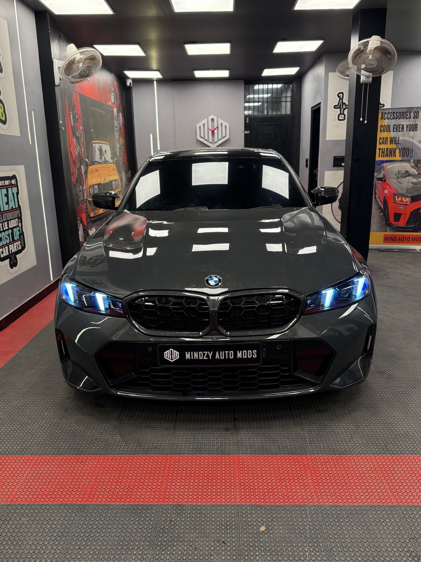 BMW 3 Series G20 LCI Aftermarket Snake Eyes LED Head Lamp (M340i, 330i & 330Li)