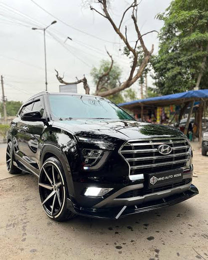 Hyundai Creta (2020-24) ABS Quality 3 PCS Front Lip Splitter
