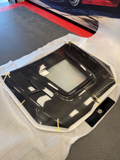 Mercedes W205 Aftermarket (Original Carbon Fiber Glass Hood)