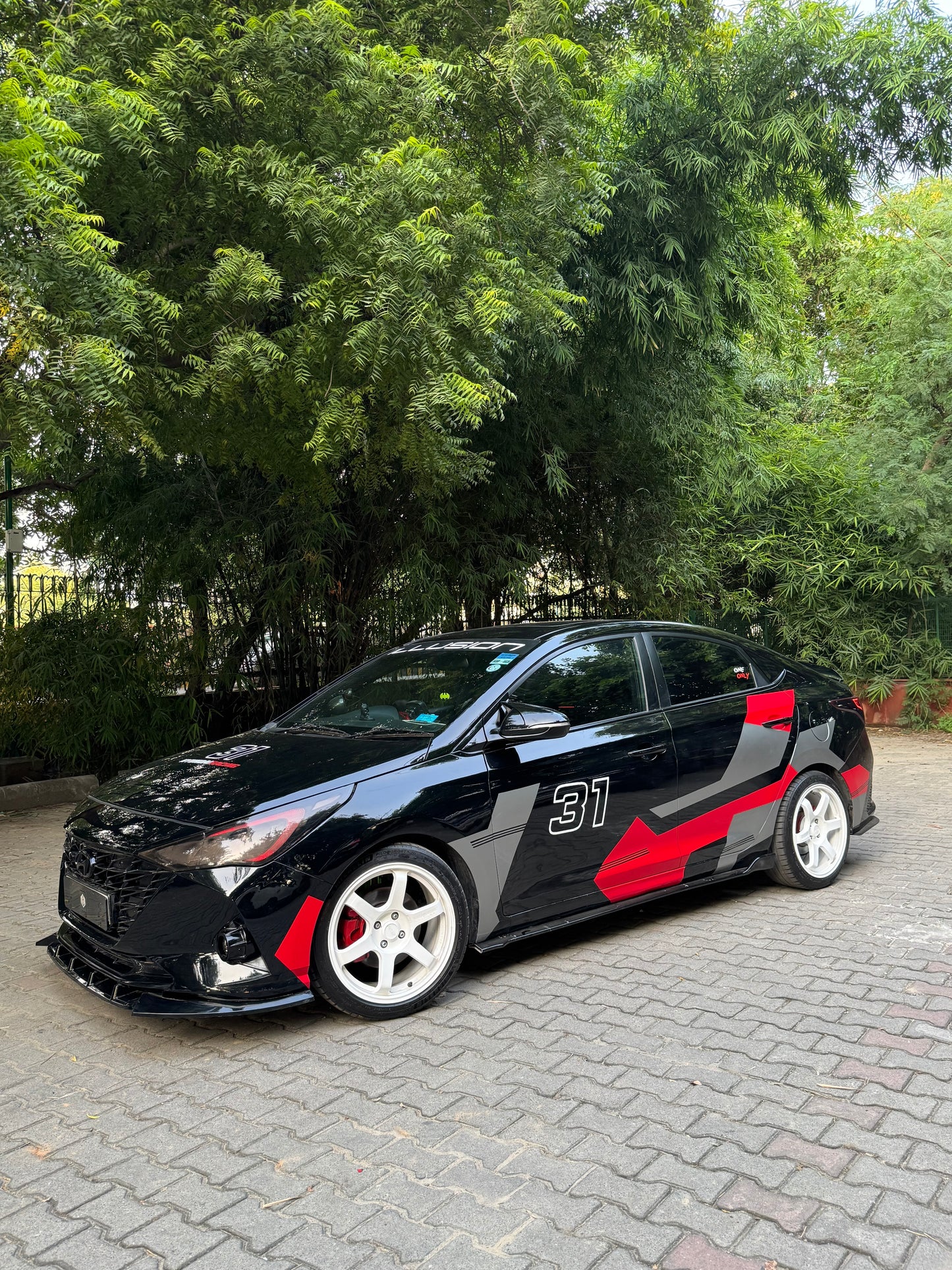 Hyundai VERNA (2018-22) Aftermarket Full ABS Side Skirtings