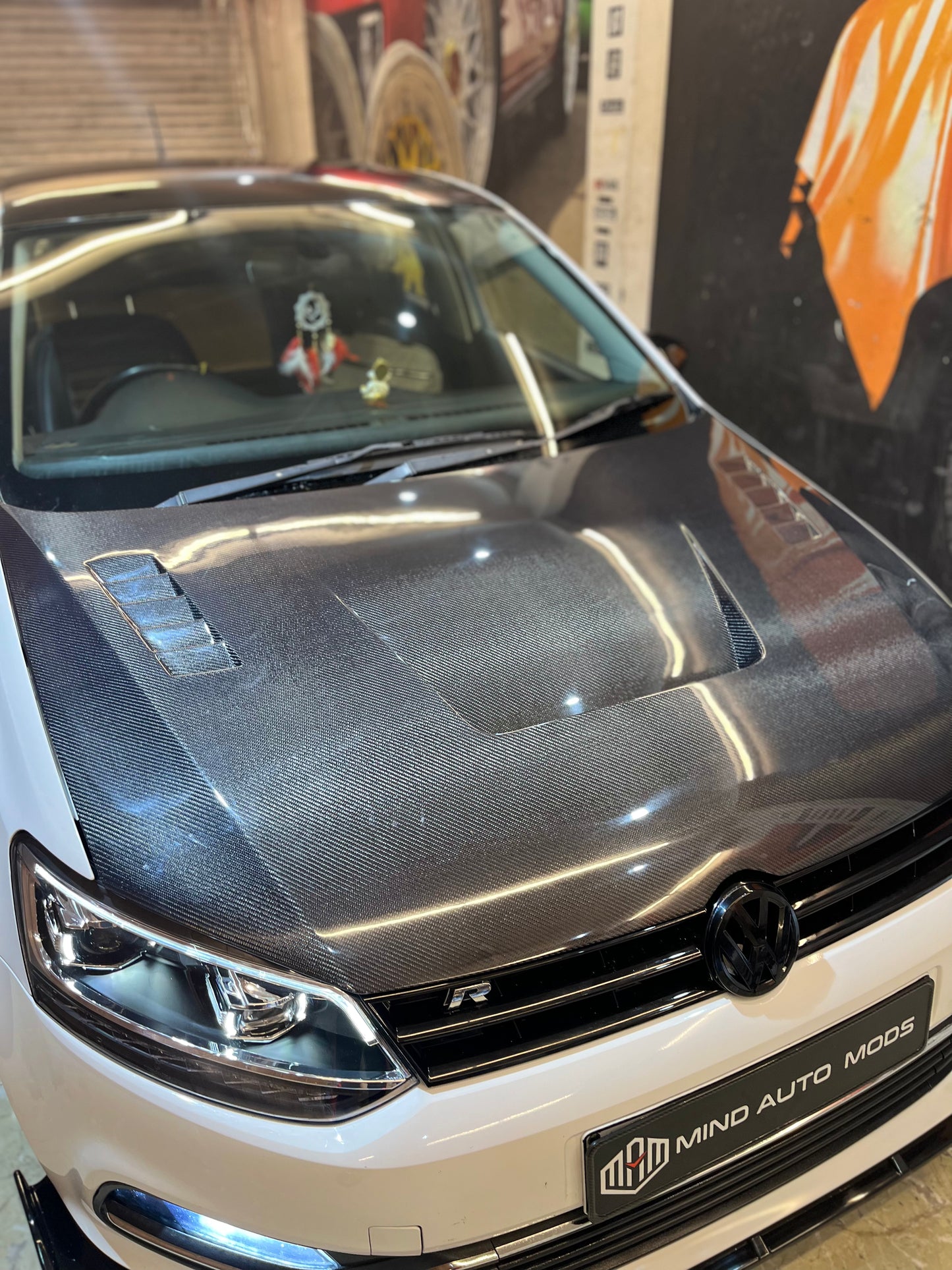 Volkswagen Polo (2010-21) Original Carbon Fiber Hood | Mindzy Auto Mods
