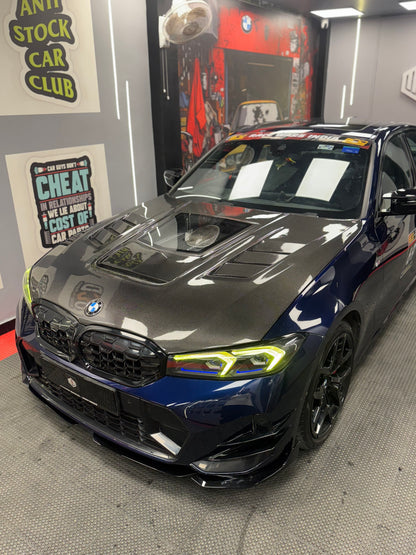 BMW 3 Series G20 Aftermarket Original Carbon Fiber GLASS Hood (M340i, 330i & 330Li)