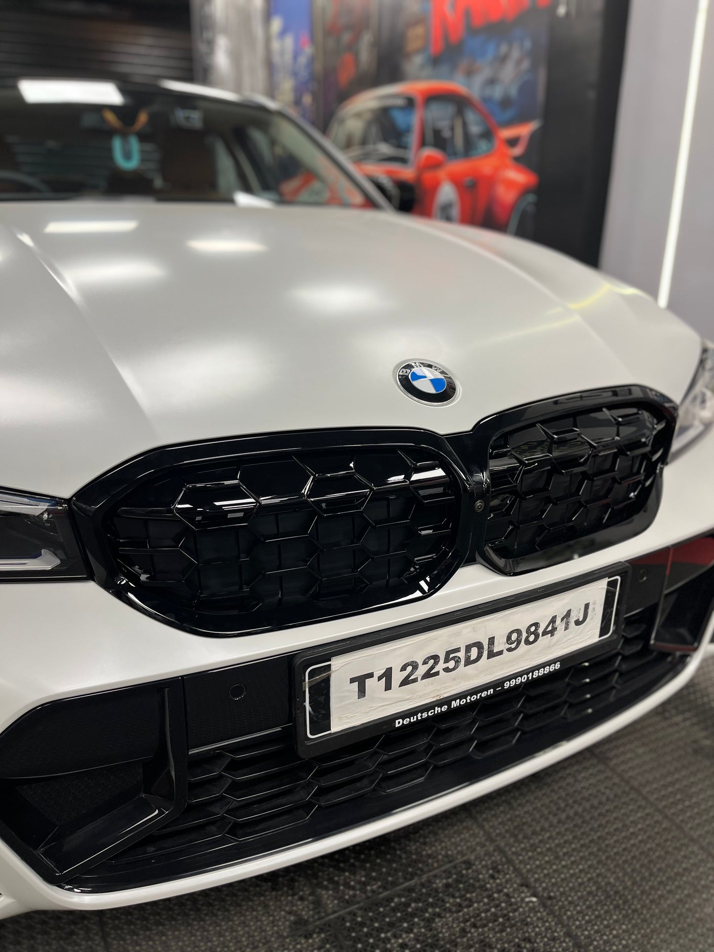 BMW 3 Series G20 LCI Aftermarket Black Diamond Grill (M340i, 330i & 330Li)