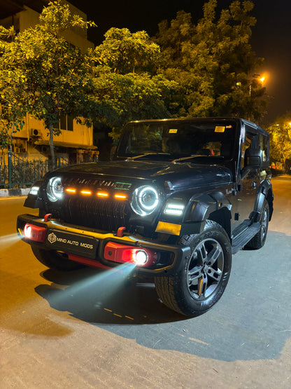 MAHINDRA THAR Aftermarket Wrangler Style Metal Bumper