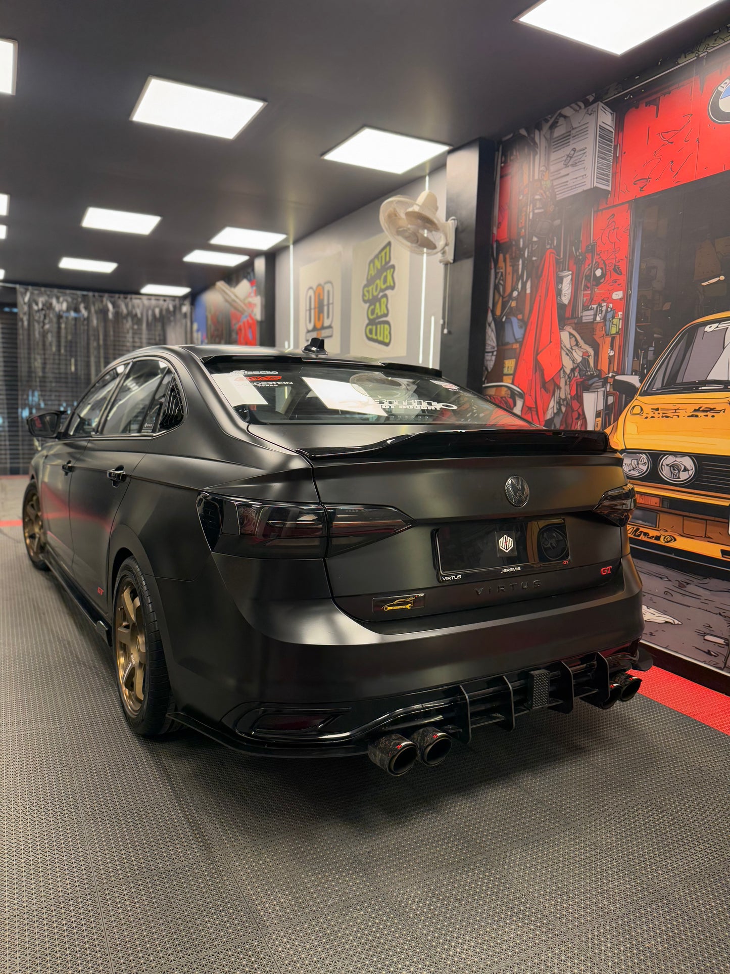 VW VIRTUS Aftermarket RS Ducktail ABS Spoiler