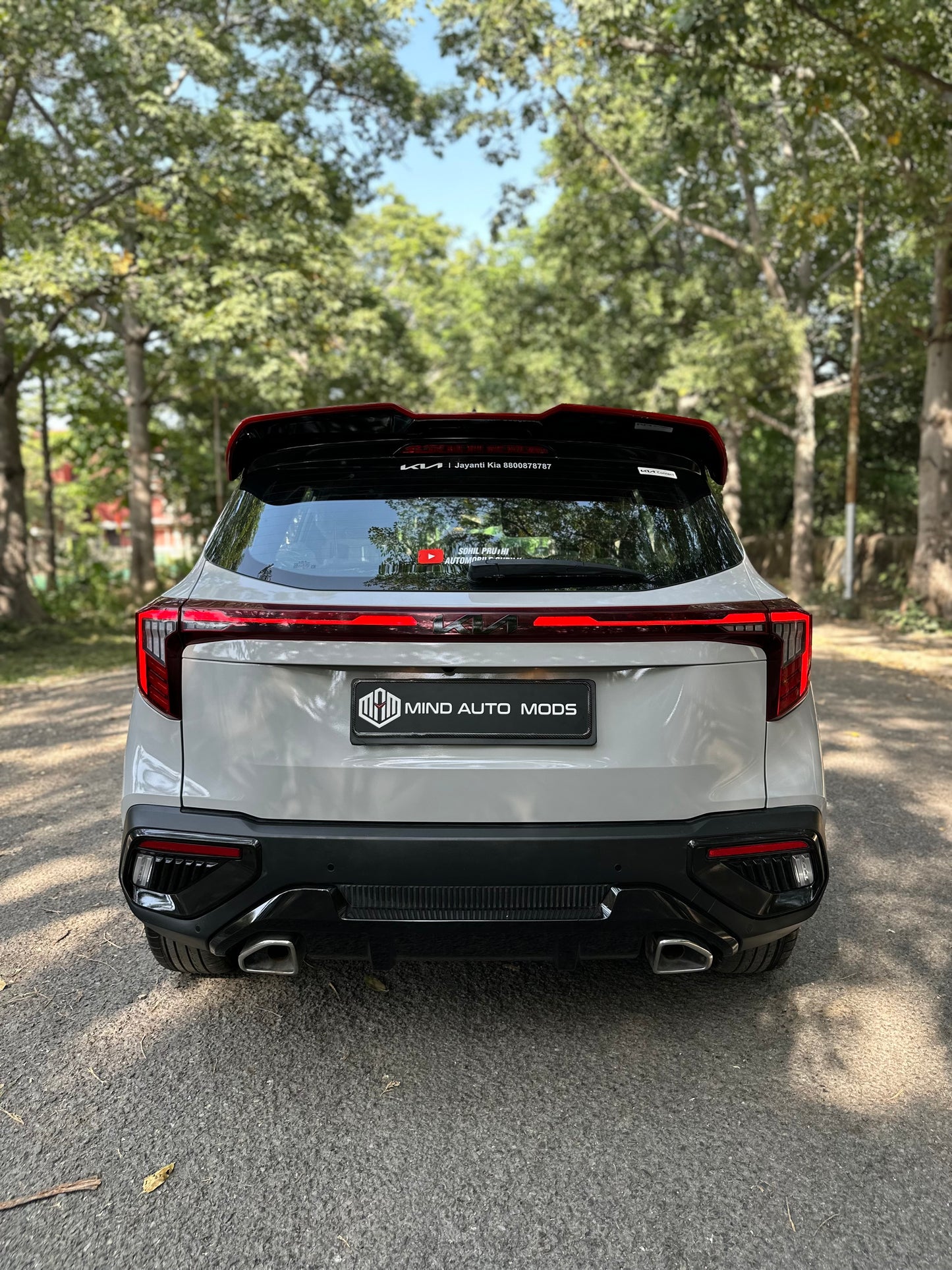 KIA SELTOS Aftermarket Batman Rear Boot Spoiler