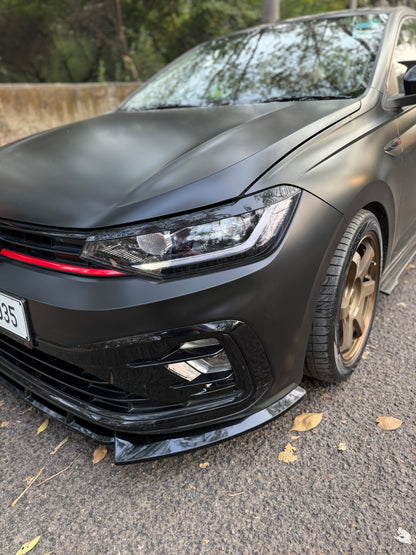 Volkswagen Virtus Head Lamp Eyelids (ABS Quality)