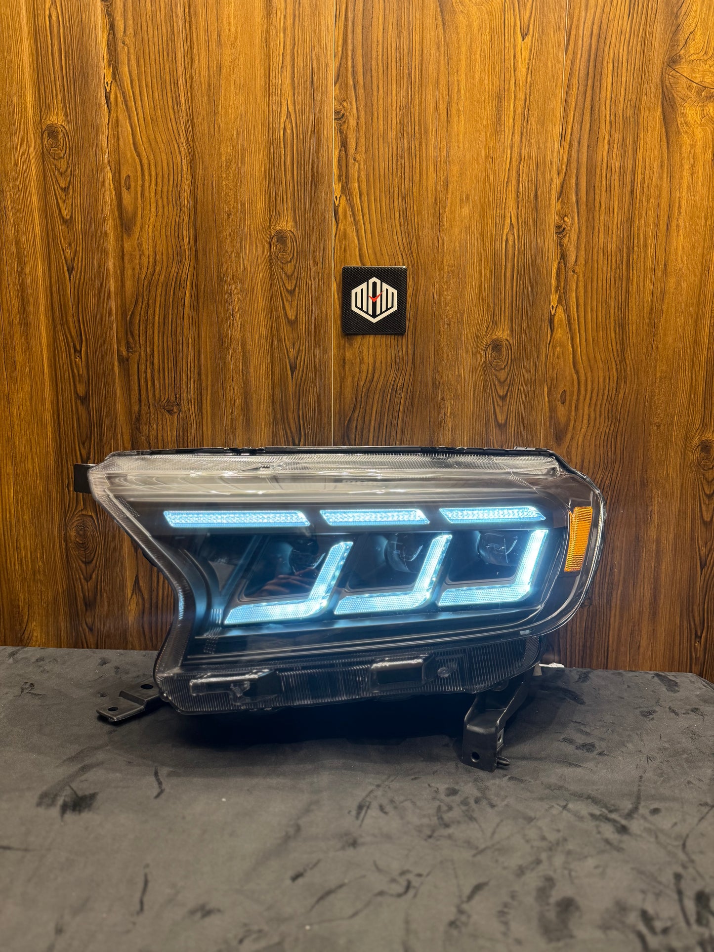 Ford Endeavour (MUSTANG INSPIRED) Aftermarket Full LED Head Lamp