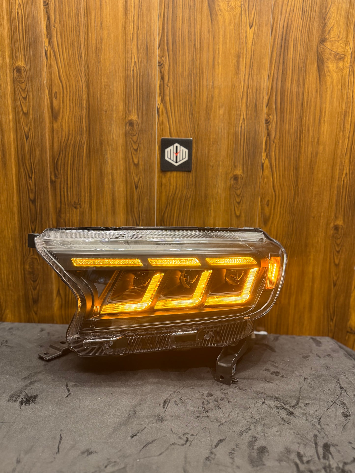 Ford Endeavour (MUSTANG INSPIRED) Aftermarket Full LED Head Lamp