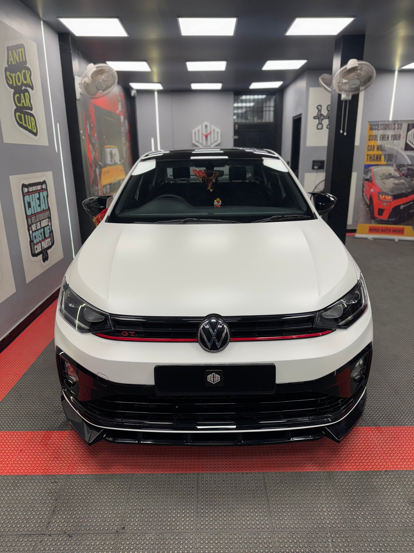 VW VIRTUS Aftermarket SPECIFIC (3 PCS) Front Lip V1 Design