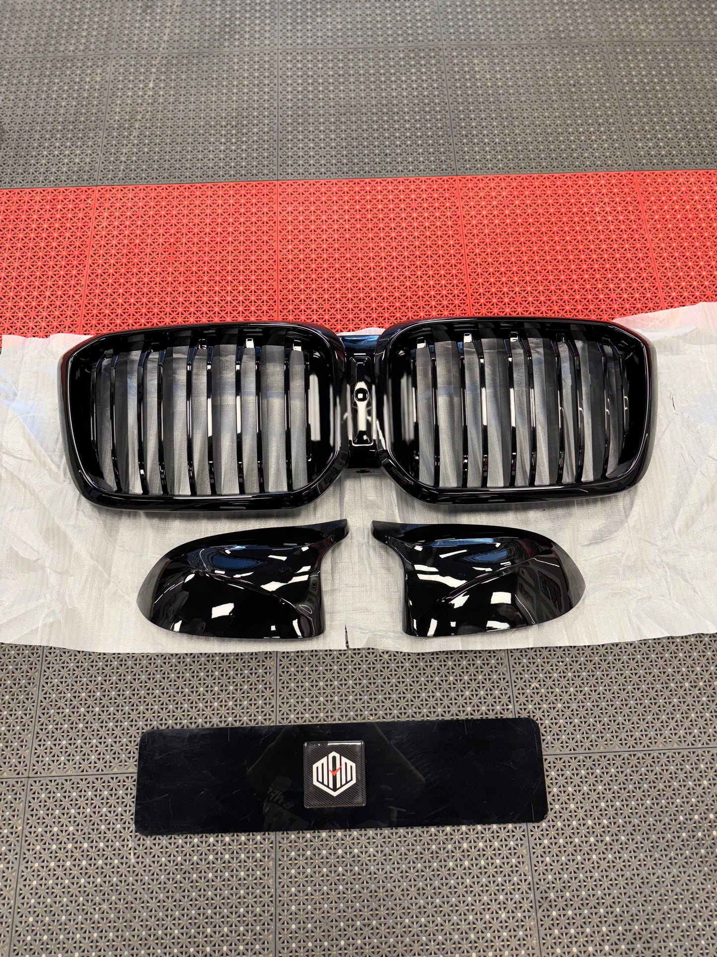 BMW X3 G01 Aftermarket Grill & Mirror Caps (COMBO)