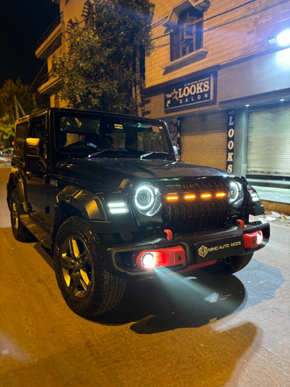 MAHINDRA THAR Aftermarket Wrangler Style Metal Bumper