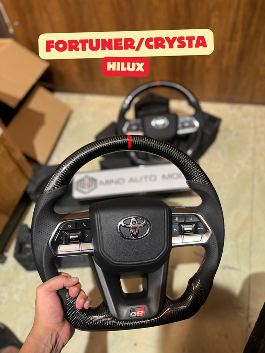 FORTUNER/HILUX/CRYSTA/HYCROSS Aftermarket LC300 Style (Original Carbon Fiber Steering)