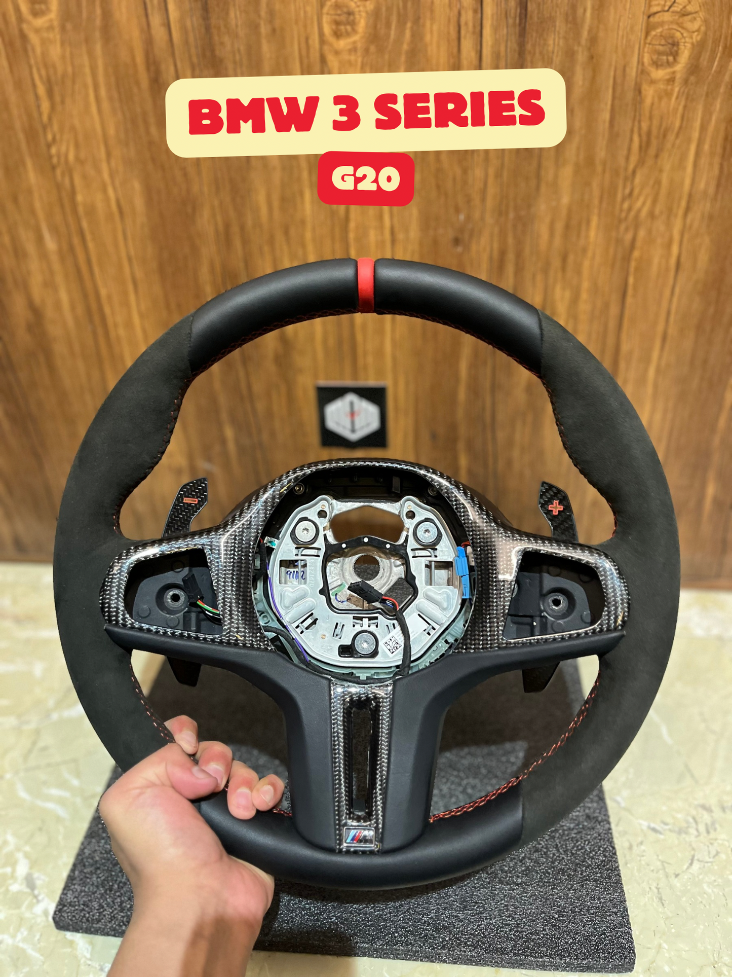 BMW 3 Series G20 Aftermarket (Alcantara Steering Wheel)