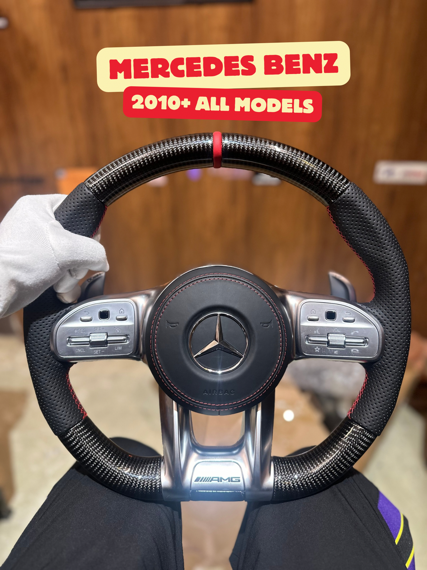 MERCEDES BENZ Aftermarket AMG (Original Carbon Fiber Steering Wheel)