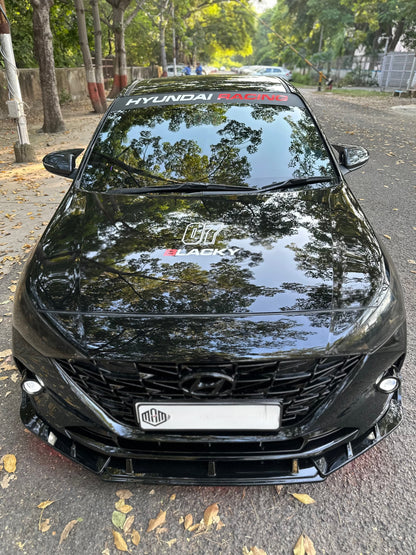 VERNA 2020-22 Aftermarket 3PCS Front Lip V1 Design